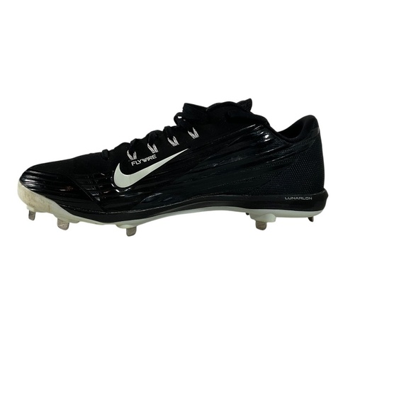 Nike Lunar Vapor Pro Metal Baseball Cleats Style 683895-010 Flywire size 12 - Picture 4 of 11
